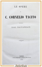 LE OPERE DI CORNELIO TACITO Davanzati 1860 Biblioteca Latina Italiana Libro