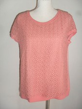 Maglia Maglietta T-SHIRT ZARA CON MERLETTO  tg XL Colore Moda COMPRALO SUBITO