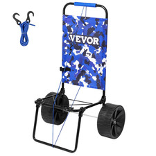 Carrello Da Spiaggia Con Ruote Grandi per Sabbia, Vassoio Di Carico 380 X 386 Mm