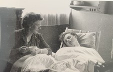 Rara foto vintage - , malattia