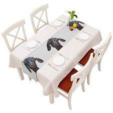 Black Goat Table Runner Cute