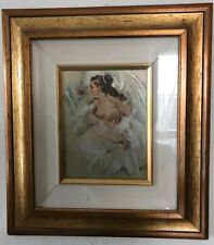 Quadro olio su tela autore Felisari Enrico - tela 17x23 -ingombro cornice 40x45