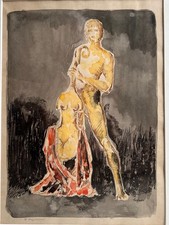 Lanfranco Frigeri – “Il Conquistatore” – Tecnica mista anni ’70/’80 