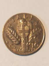 Regno d'Italia Vittorio Emanuele III 10 Centesimi Impero 2° Tipo 1943