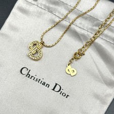 Collana christian dior logo - dior,
