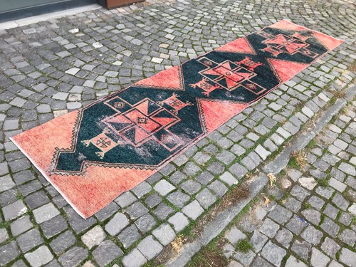 Tappeto vintage turco fatto - , a