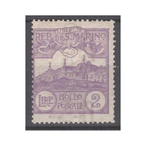 San marino 1903 veduta lire - marino, 2