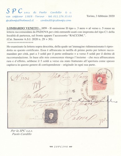 1864 lombardo veneto - 3, +