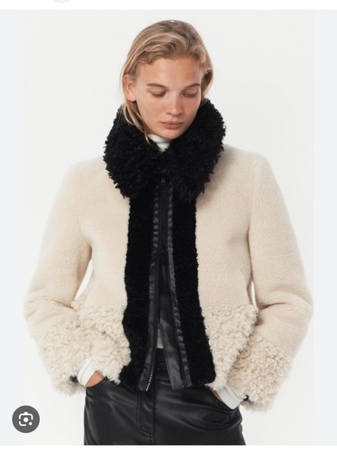 Zara donna pelliccia sintetica