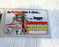   SCHEDA TELEFONICA NUOVA  LA FORTUNA NON E' CIECA  TOTOCORRIERE