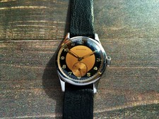 Vintage Rare Longines Salmon Dial 6 Tacche Bull Eyes 1940 no chronograph 10.68z