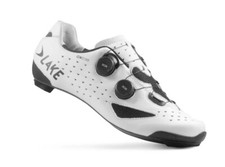 Lake CX238 Scarpa Bici Bicicletta da Bici in Carbonio|Bianco/Bianco|NUOVISSIMA