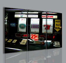 QUADRI MODERNI SLOT MACHINE QUADRO MODERNO ARREDAMENTO SALA GIOCO CASINO' BAR