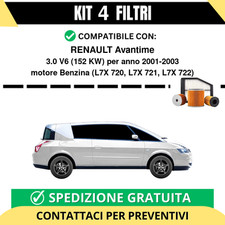 Kit 4 Filtri Tagliando per