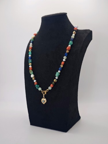 Collana colorata turchese