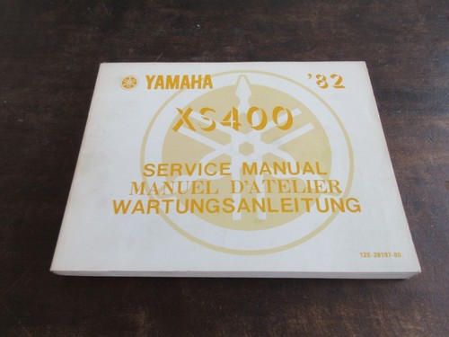 Yamaha xs400 1982 - shop, service