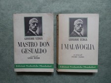 Giovanni Verga I Malavoglia e mastro don gesualdo mondadori luigi russo