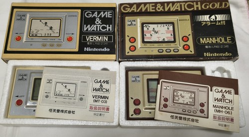 Nintendo game watch vermin - game, &