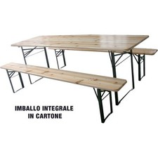 SET TAVOLO + PANCHE BIRRERIA 2