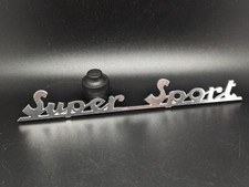 PIAGGIO VESPA SUPER SPORT LOGO EMBLEMA FREGIO STEMMA SCRITTA TARGHETTA BADGE SS