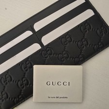 Portacarte Gucci Nero Monogram GG