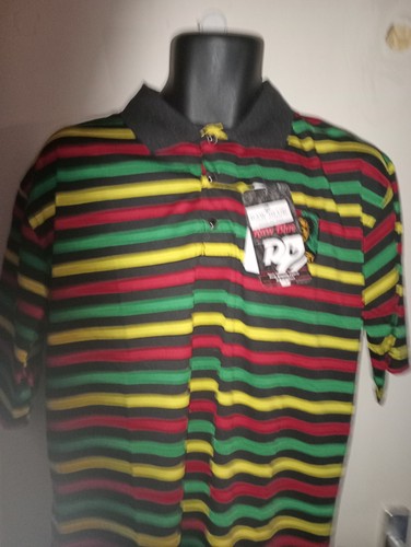 Bob marley polo - righe,, blu