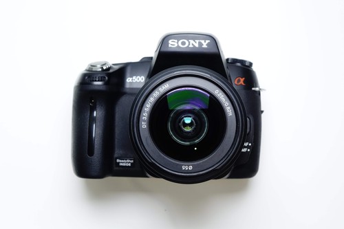 Sony alpha a500 - a500, obietttivo