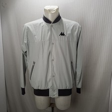 Articolo e4567 felpa uomo Kappa grigio chiaro, taglia M, ascelle 59cm, spalle 43