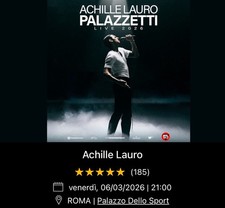 Biglietti Achille Lauro x3 –