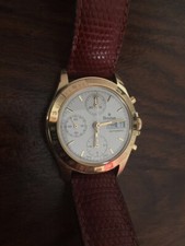 Cronografo automatico Bulova placcato oro movimento ETA Valjoux 7750