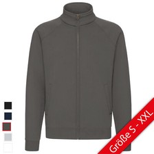 Fruit of the Loom Premium Sweat Jacket giacca felpa uomo nuova