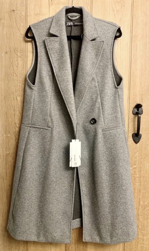 Cappotto gilet zara grigio - gilet,