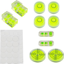 10 Mini Livella a Bolla Professionale Set Bolla Livella per Fotocamera, Mobili, 