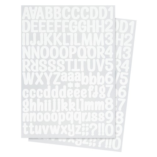 Adesivi lettere pollice 12 - adesivi, 1