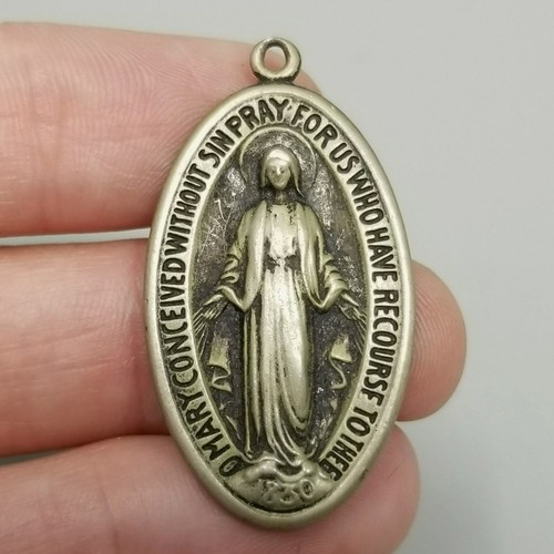 Ciondolo medaglia maria - ciondolo,