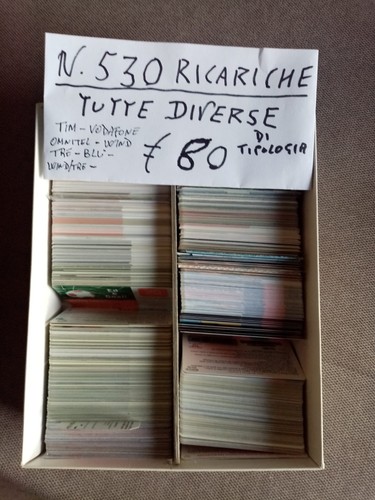 530 ricariche telefoniche - 530,