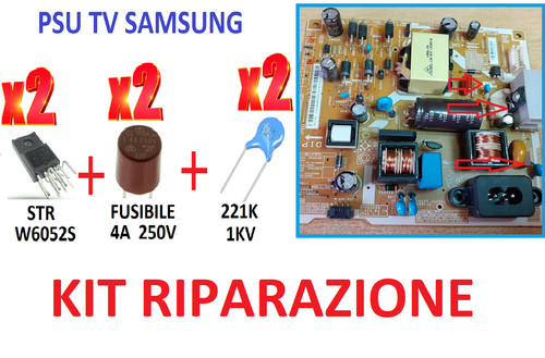 Kit riparazione psu tv - kit,