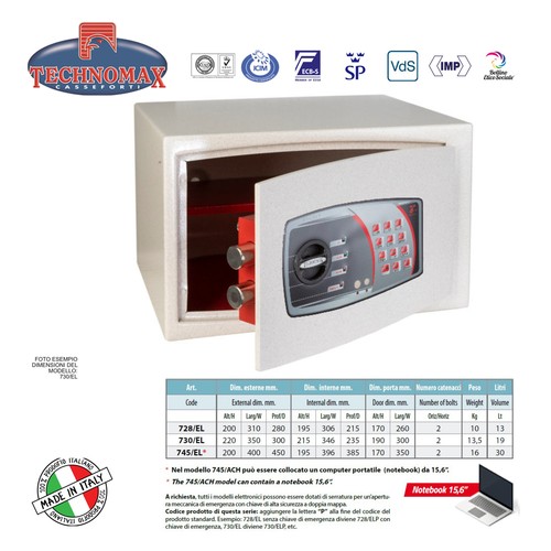 Cassaforte 730 22x35x30 - cassaforte,