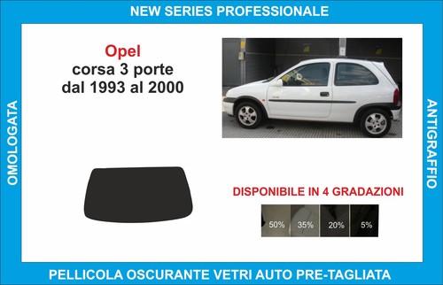Pellicole oscuranti vetri opel - pellicole,