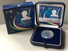 Moneta italia euro argento - italia, 5