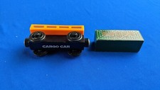 ORANGE CARGO CAR with GREEN