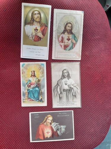 Sacro cuore gesù santini - cuore,