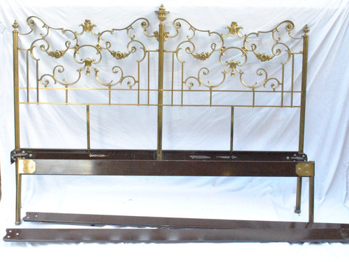 Letto matrimoniale vintage - letto,