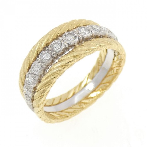 Autentico anello con diamanti