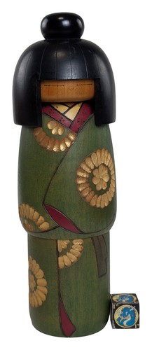 Bambola creativa kokeshi - bambola,