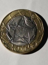 Lire 1000 Bimetallic 1997 With