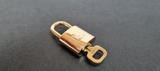 Lucchetto Louis Vuitton originale in ottone dorato con chiave - n. 321