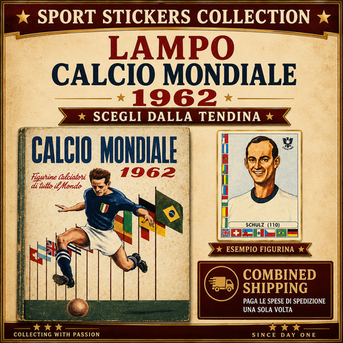 Lampo calcio mondiale 1962 - lampo,