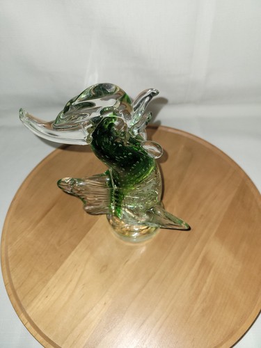 Murano glass rooster h x - 3/4"h,