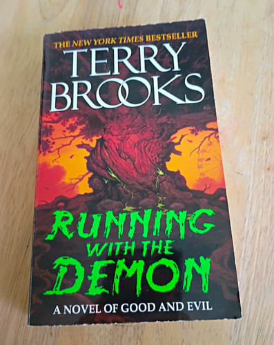 Terry brooks running with the - running,